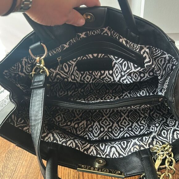 Steve Madden exotic satchel shoulder handbag - Picture 4 of 4